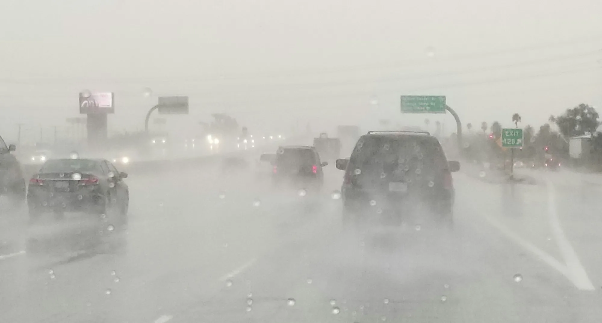 Rain! Road Trip in the Rain! Foggy Day!